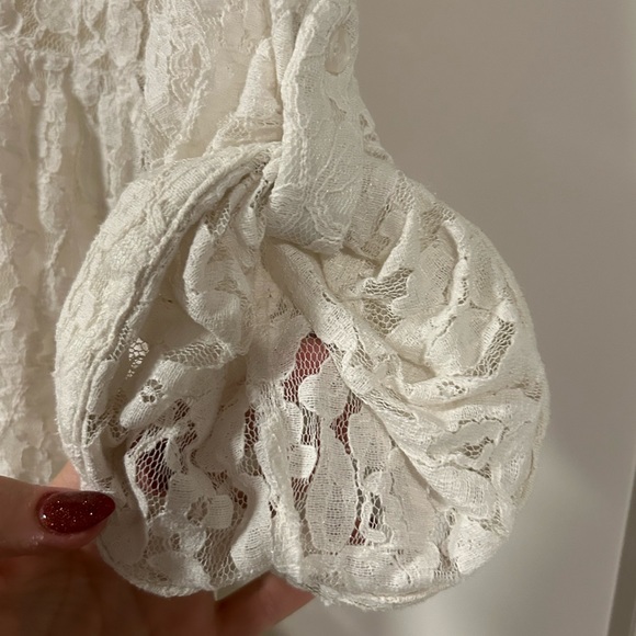White Lace Torrid Dress Size 3 - Picture 3 of 4
